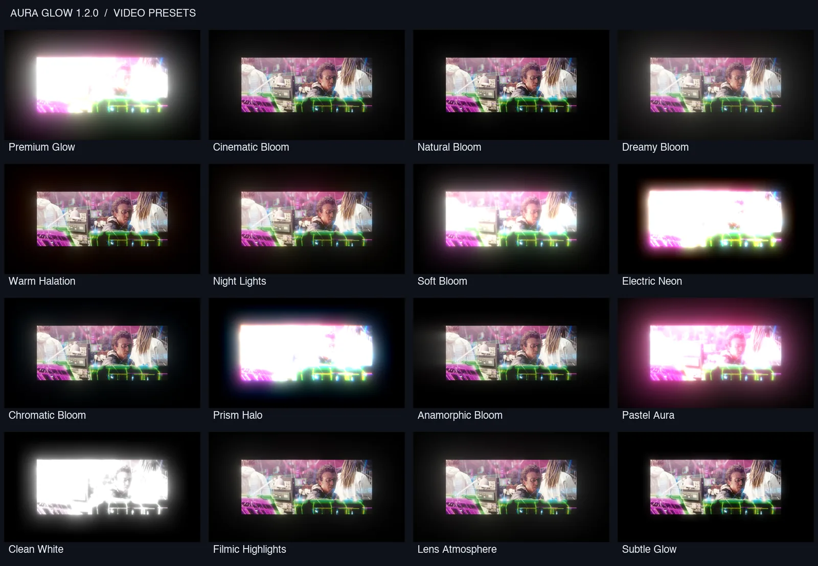 Aura Glow — Video presets